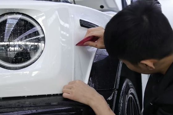 6.5milゆとりのビニールの覆いTPUのペンキの保護フィルムは抵抗力がある汚れる
